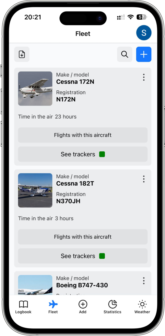 EASA FCL 050 Logbook online
